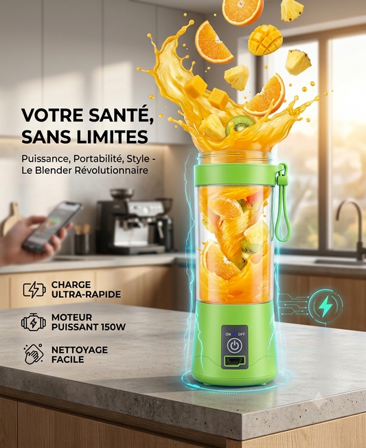 Mini Blender Electrique Rechargeable USB